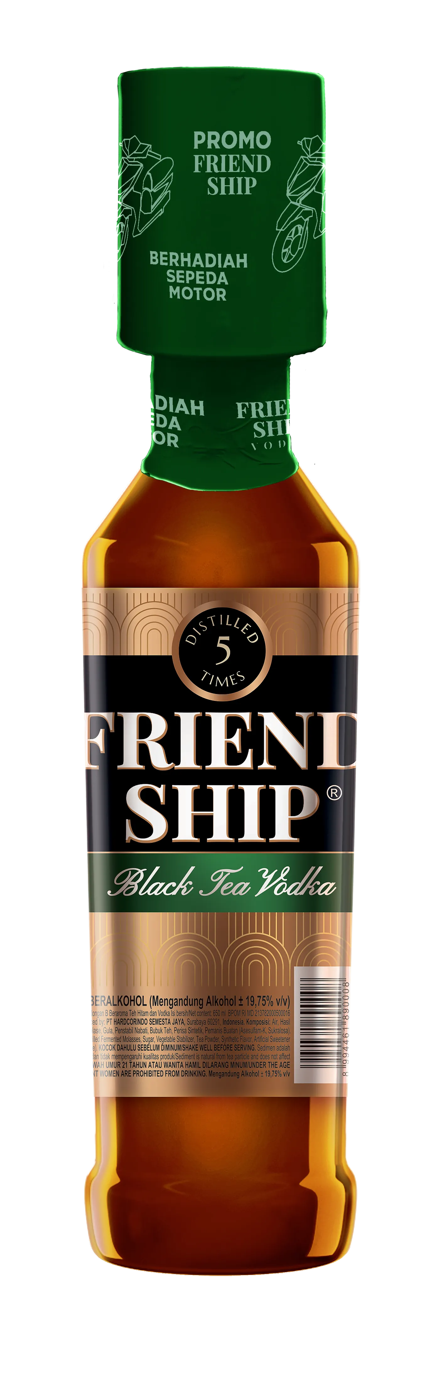 Friendship Vodka Black Tea + Sloki 650 ml
